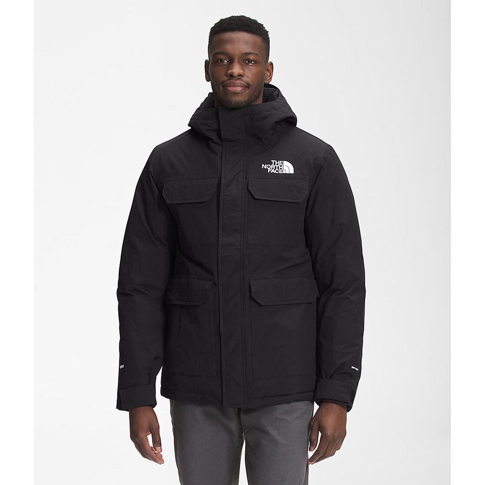 The North Face Parka Mens Australia - The North Face Cypress Black Military (GNJ-495367)